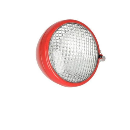 Bethesda Industrial Headlight Assembly - 12V Red Tear Drop Style fits International H M 53522DA