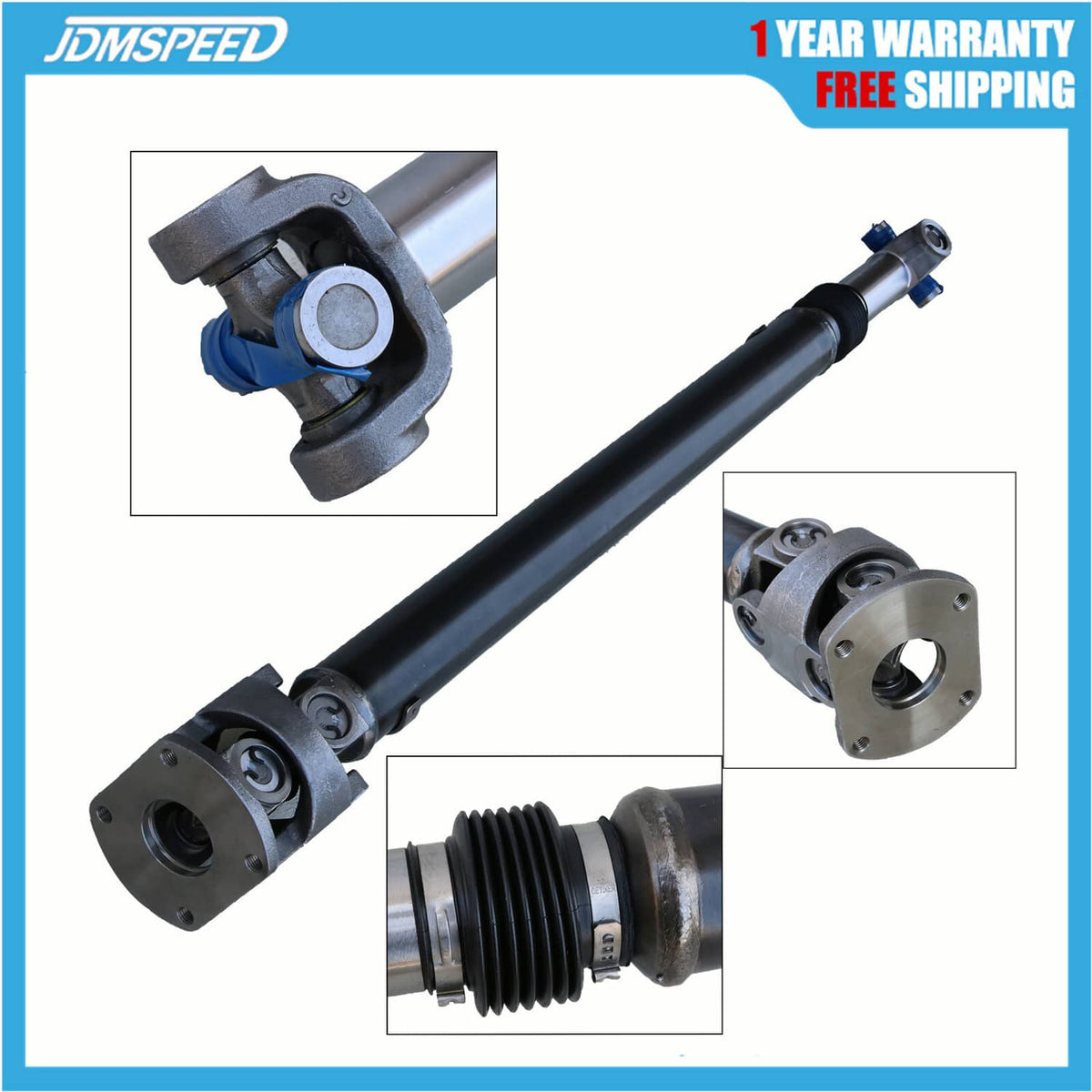 Bethesda Industrial Front Drive Shaft For 99-06 Ford 4X4 F250 F350 Super Duty 00-03 Excursion Diesel