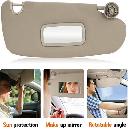 Bethesda Industrial 2Pcs Sun Visor Set Left & Right For 2002-2009 Dodge Ram 1500 2500 3500 Beige