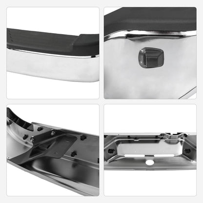 Bethesda Industrial Chrome Steel Rear Step Bumper Assembly for 2005-2011 Dodge Dakota Truck