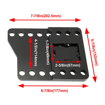 Bethesda Industrial Universal Black Steel Snowplow part Mount Drop Brackets Lift Extension Kit