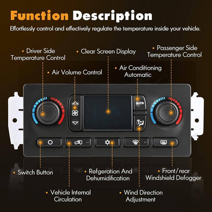 Bethesda Industrial AC Heater Climate Control Module 599-009 For 2003-2007 Chevy GMC Improved Design