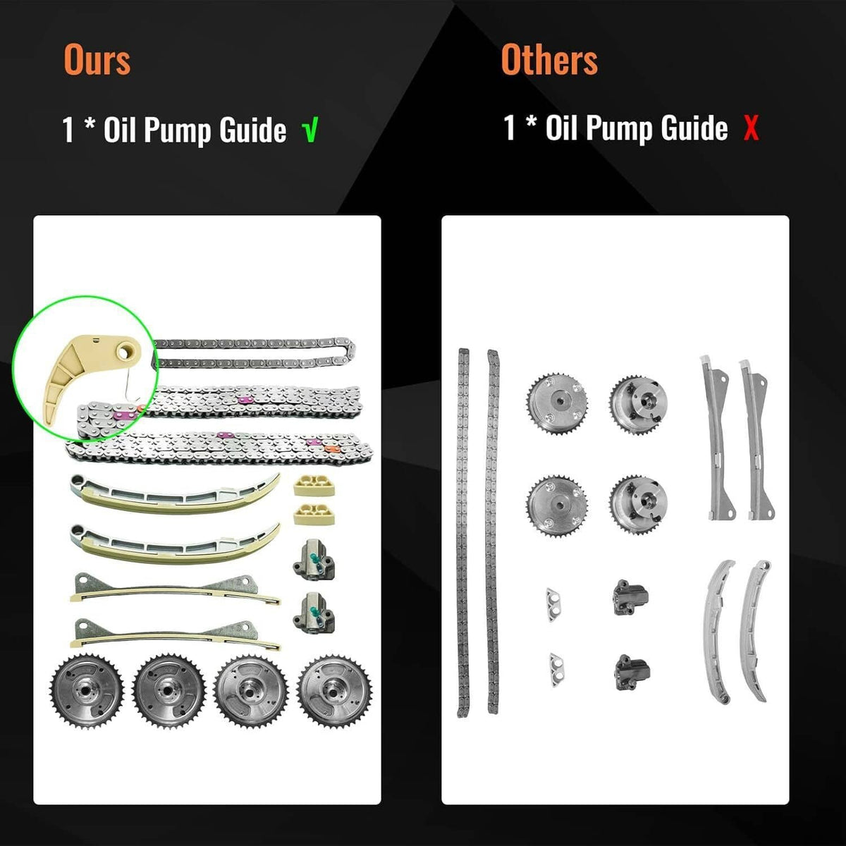 Bethesda Industrial Engine Timing Chain Kit For Hyundai KIA Santa Fe Sorento Azera 3.8 24410-3CGA3