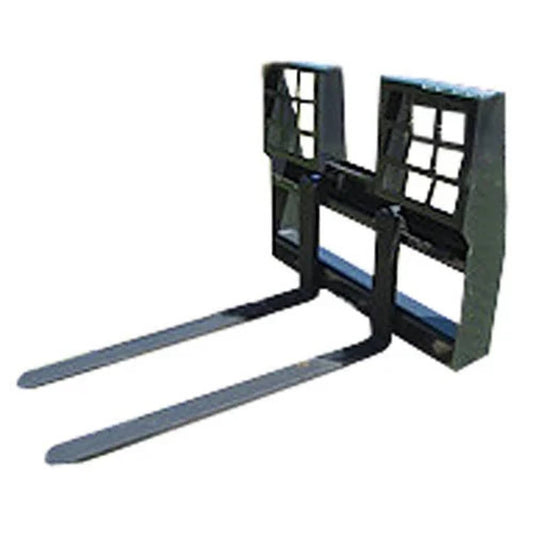 Bethesda Industrial Stout - Skid Steer Walk Through Pallet Fork Assembly 48" Tines fits John Deere