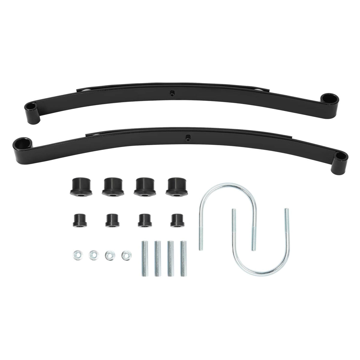 Bethesda Industrial Rear 2 Leaf Spring Kit W/Bushing & Sleeves For Golf Carts EZGO RXV 2008-UP