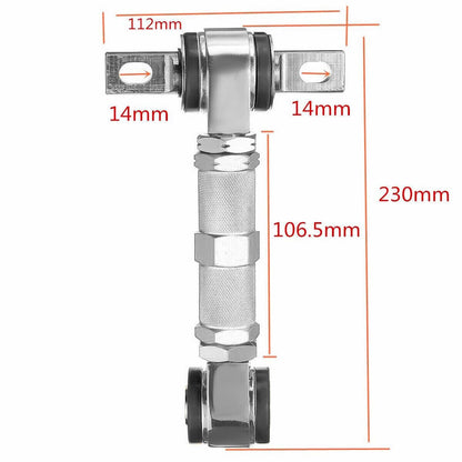 Bethesda Industrial 2xRacing Adjustable Rear Suspension Upper Camber Control Arm Rod For Honda Civic