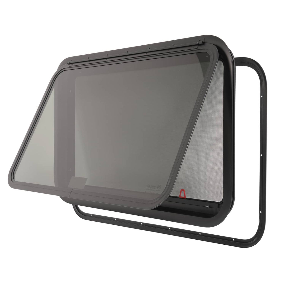 Bethesda Industrial For Camper RV Window 36" W x 22" H Push Out Emergency Exit Window Tined Glass