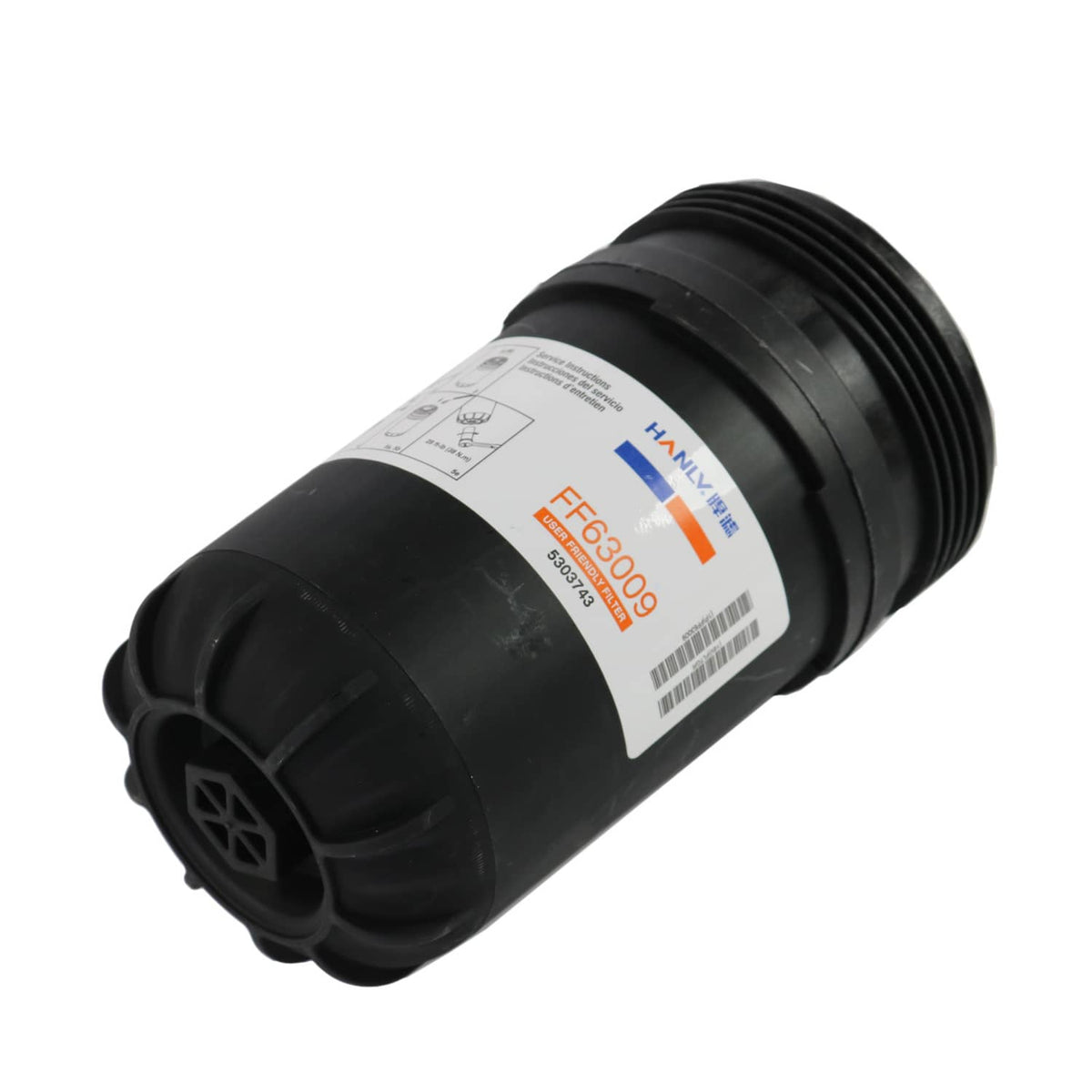 Bethesda Industrial 3Pcs FF63054NN Engine Fuel Filter FF63009 Fit For Cummins Part 5303743 FF63009