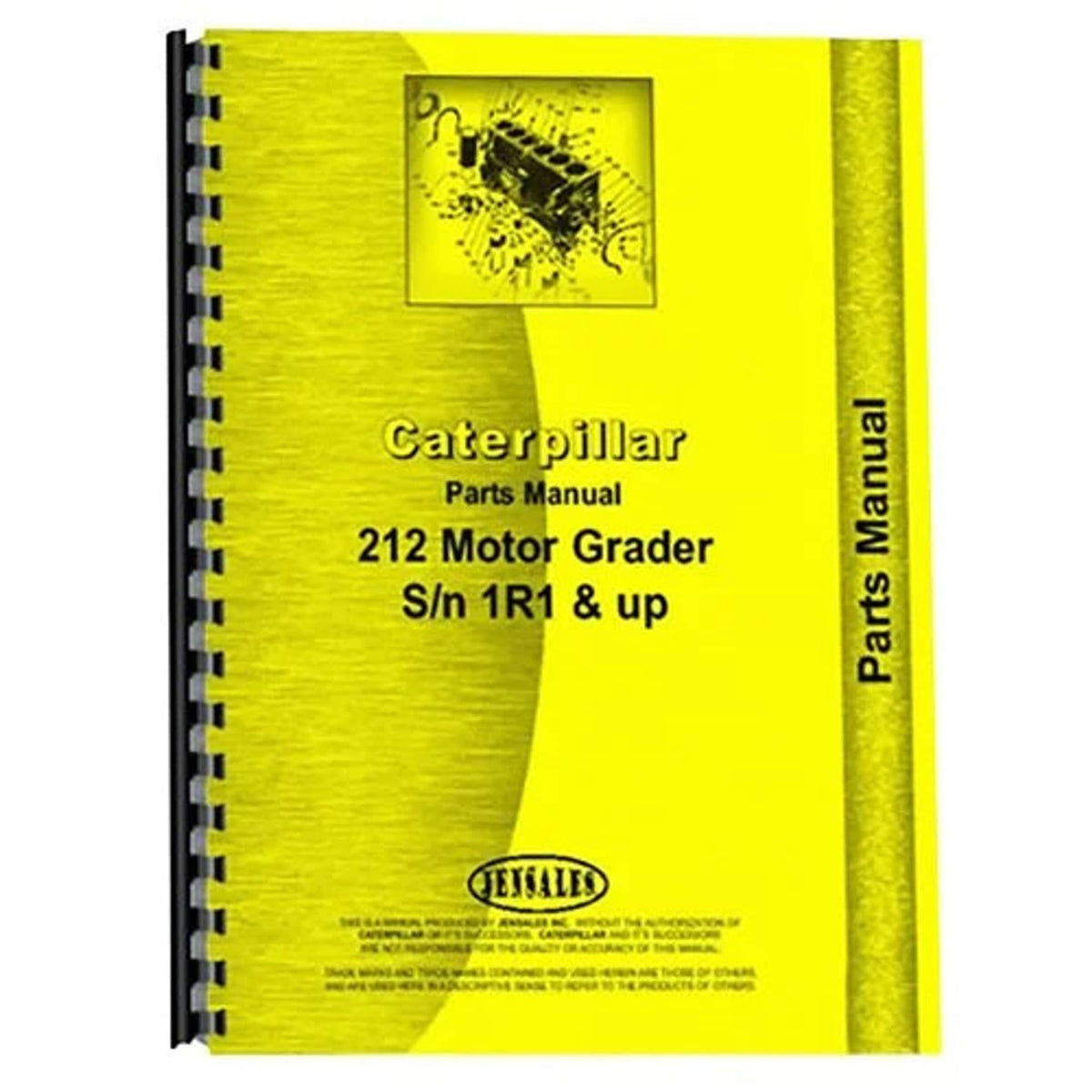 Bethesda Industrial Parts Manual - 212 s/n 1R1-later fits Caterpillar 212 CT-P-212GDR1R1