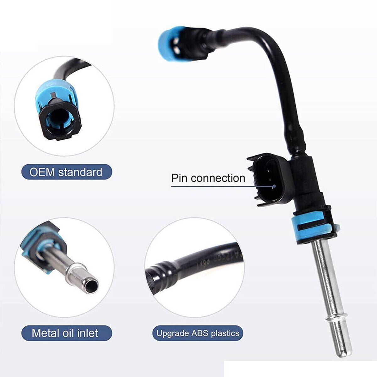 Bethesda Industrial Fuel Pressure Sensor Tube ABS Compatible with Dodge Ram 2014-2021 1500 5.7L V8