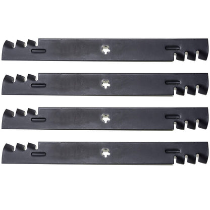 Bethesda Industrial 4PK Lawn Mower Deck Mulching Blades for 46" 21546611 Ariens