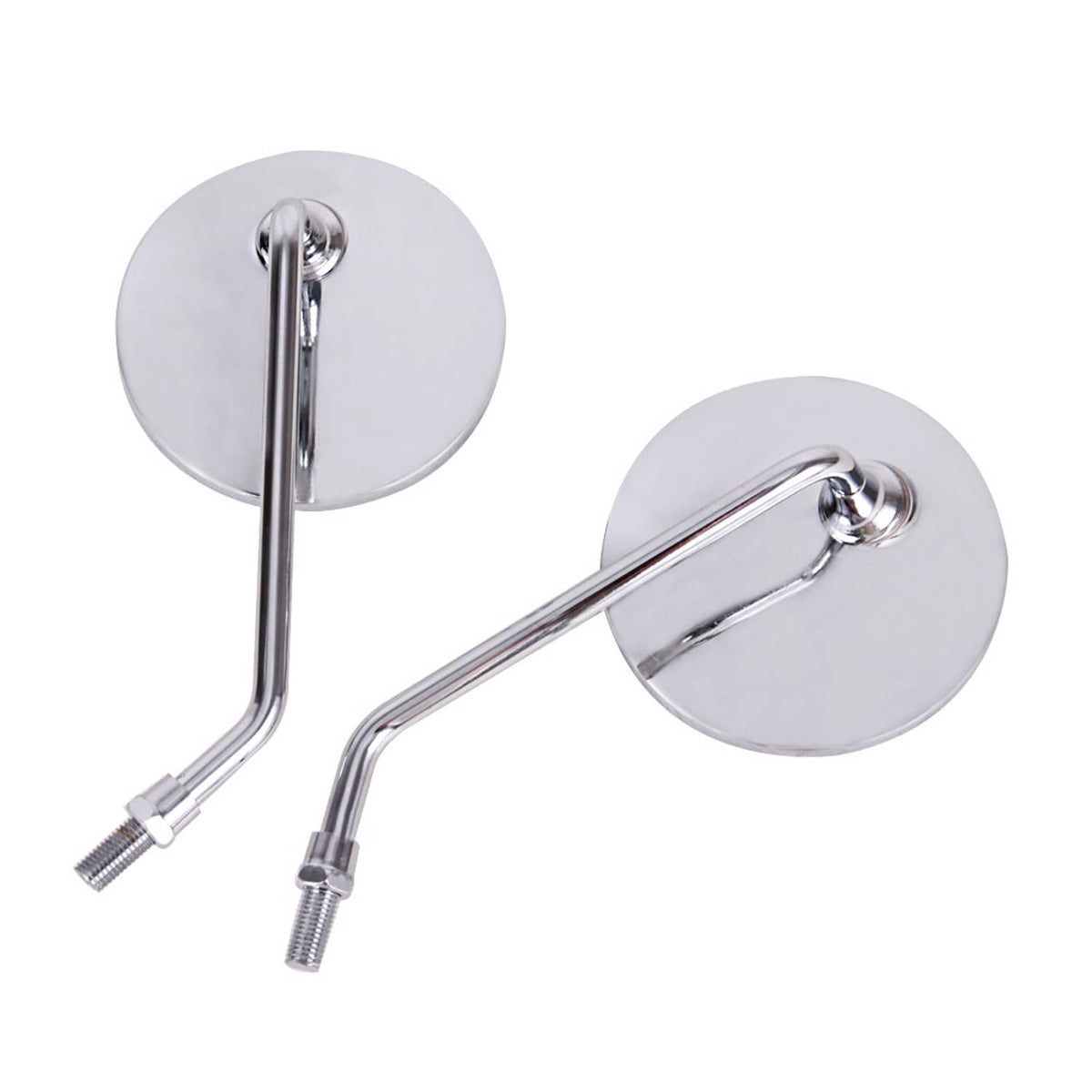 Bethesda Industrial Chrome Motorcycle Classic Round Rearview Side Mirrors 10mm For Honda CB 350 450