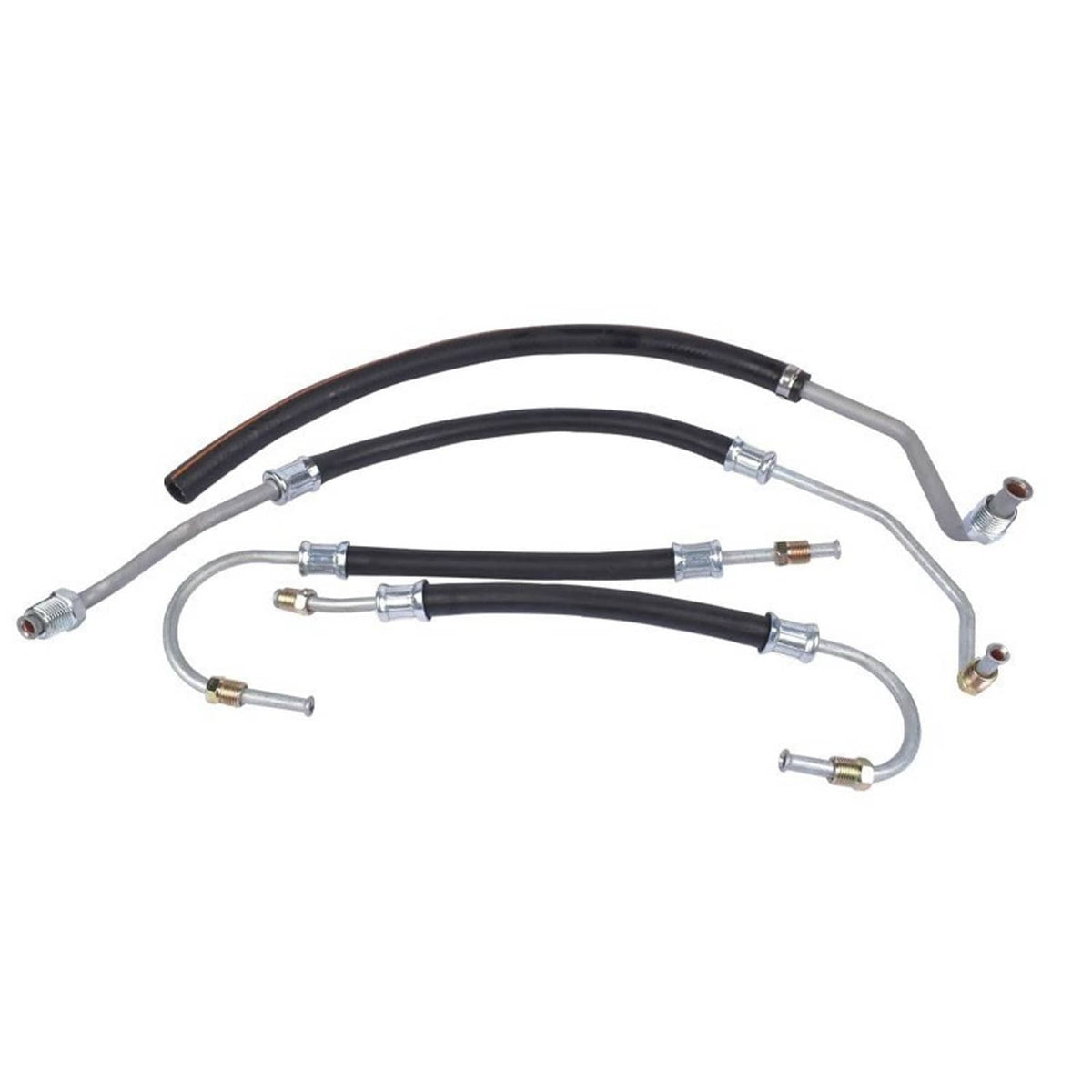 Bethesda Industrial For 1963-1979 Corvette Power Steering Valve Cylinder Ram Hose Kit NO CORES C2 C3