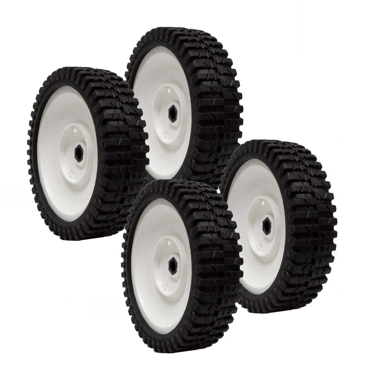 Bethesda Industrial 4PK Mower Front Drive Wheels For Husqvarna Craftsman Poulan XT500 XT600 XT625