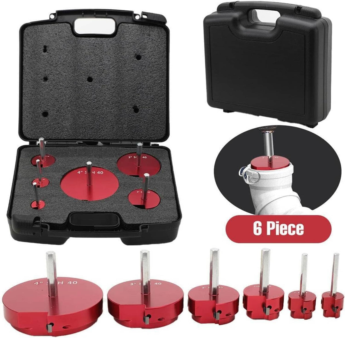 Bethesda Industrial New For Reed Tool Clean Ream Extreme Plastic Pipe Fitting Reamer Kit 04529 PPRK6