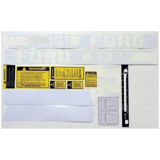 Bethesda Industrial Decal Set 2600 1975-81 Vinyl fits Ford 2600