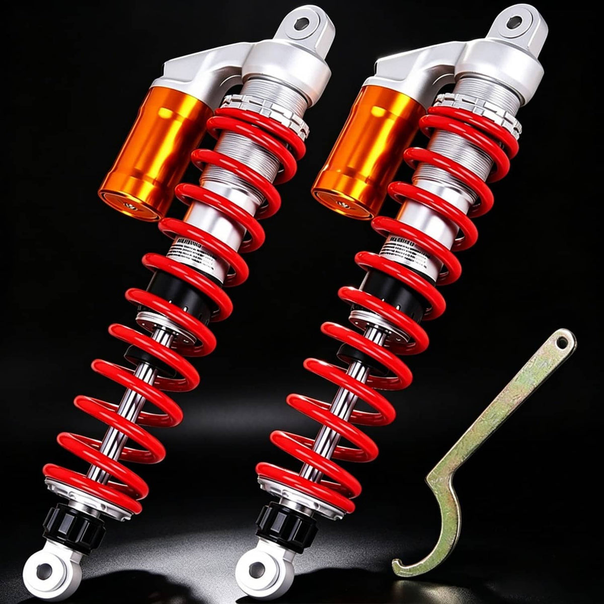Bethesda Industrial 2x 410mm Adjustable Front Air Shock Absorber For Honda TRX400EX TRX450R TRX450ER