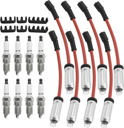 Bethesda Industrial 8mm Wireset & 8 Spark Plug 41-962 for Chevy Silverado 1500 GMC Sierra V8