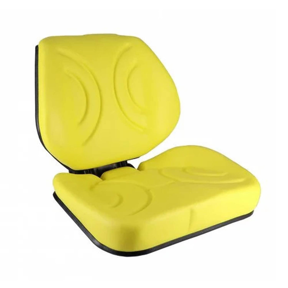 Bethesda Industrial Seat Assembly Low Back Vinyl Yellow fits John Deere 1020 2030 2040 2355 2555