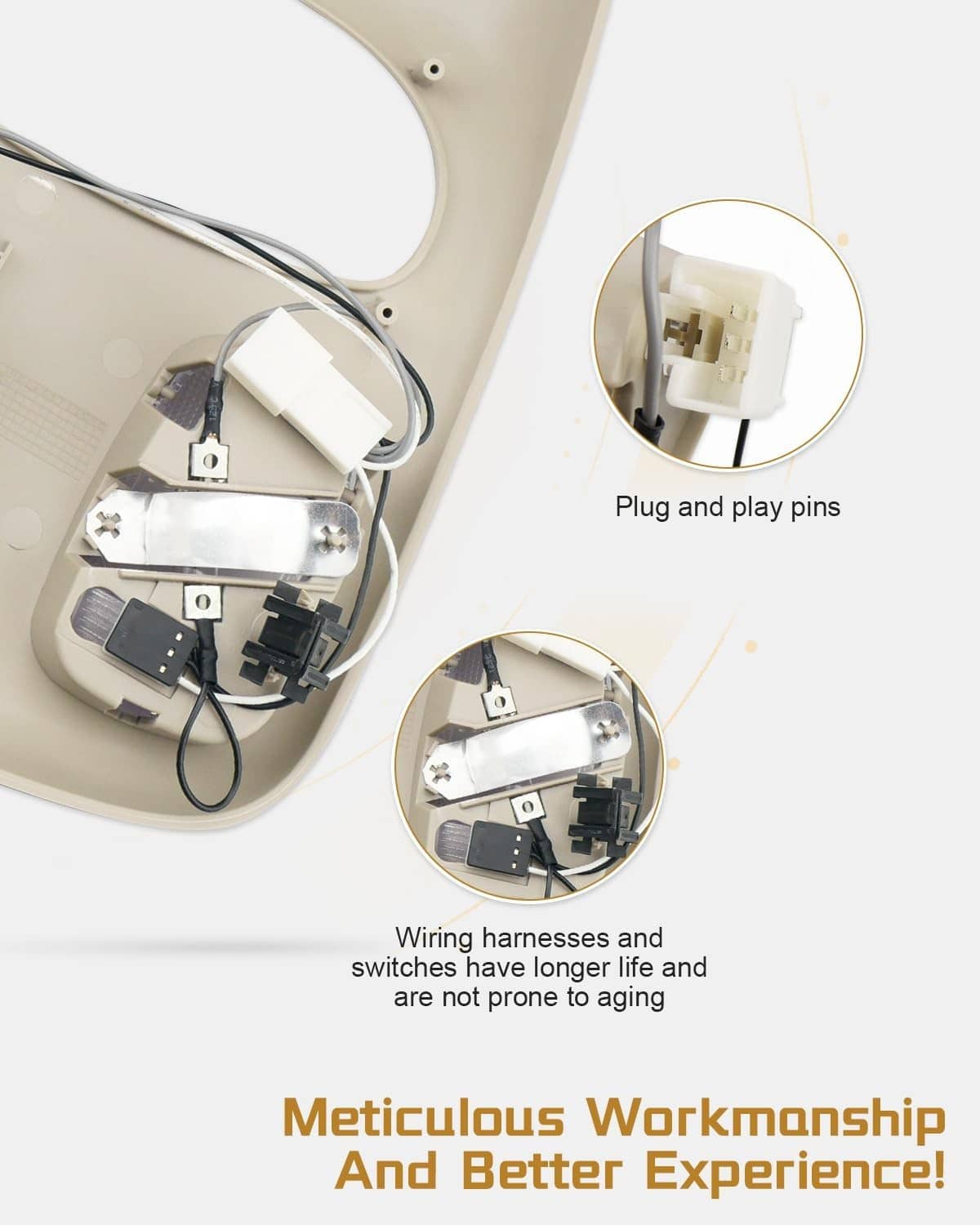 Bethesda Industrial Interior Map Light Overhead Roof Console for 2002-2010 Dodge Ram 1500 2500 3500