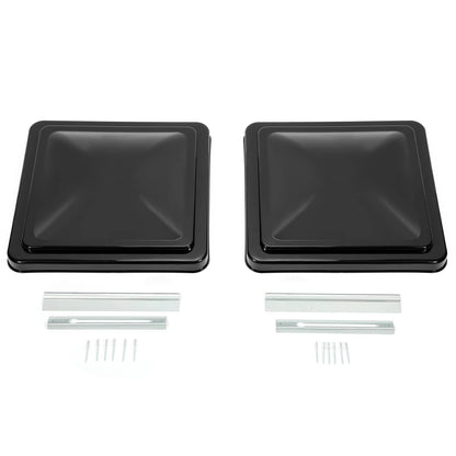 Bethesda Industrial (2) pcs 14"X14" RV Roof Black Vent Cover For Camper Trailer roof Vent Cover