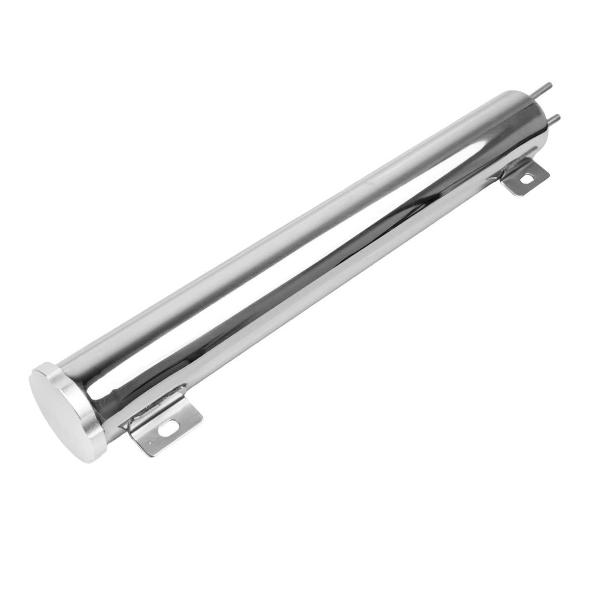 Bethesda Industrial 2" X 15" Polished Stainless Steel 24 Oz Radiator Dr Overflow Tank Bottle New