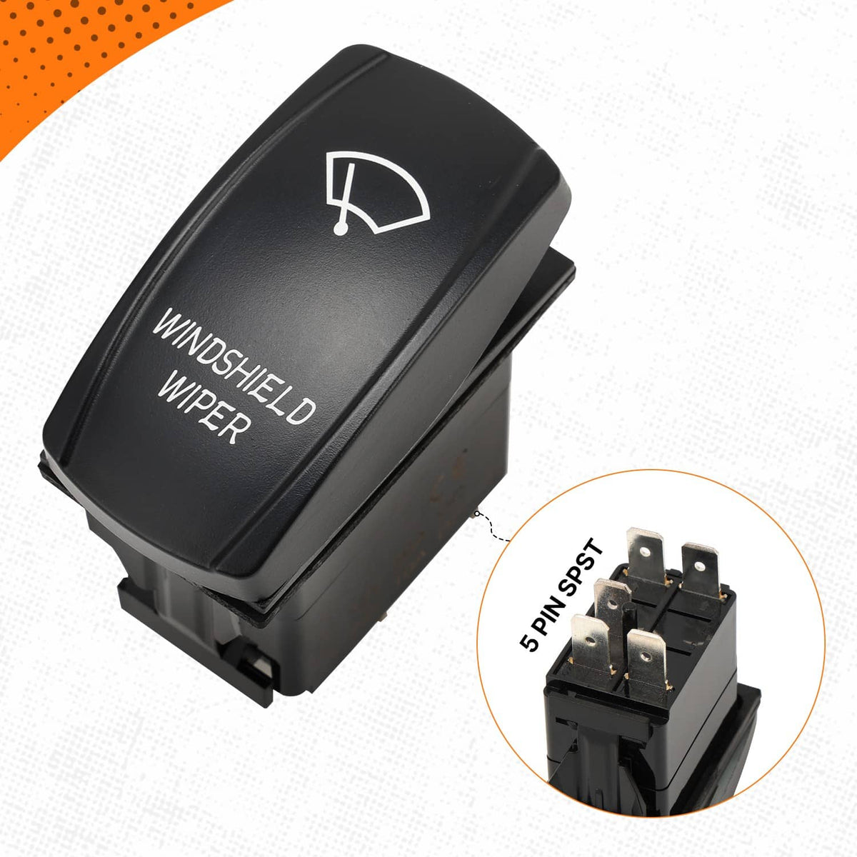 Bethesda Industrial For Polaris Ranger 570/800/900/1000 UTV 12V Electric Windshield Wiper Motor Kit