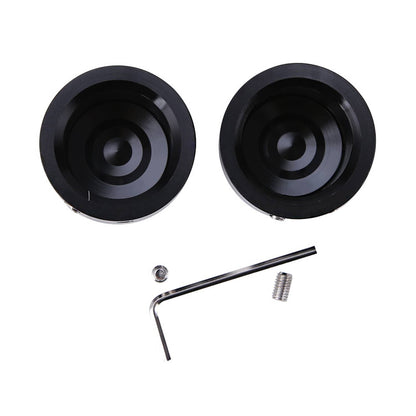 Bethesda Industrial Black Front Axle Cap Nut Covers Fit for Harley Touring Street Road Glide King US