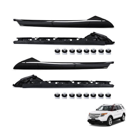Bethesda Industrial 2 Pairs Left Right Side Windshield A-Pillar Molding Trim for 11-19 Ford Explorer
