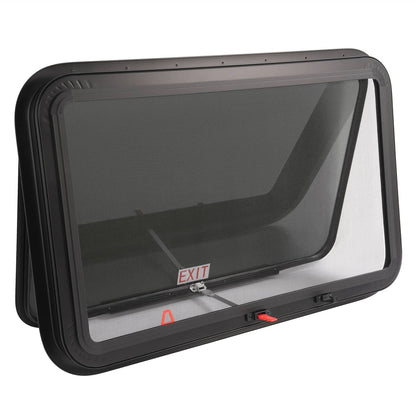 Bethesda Industrial For Camper RV Window 36" W x 22" H Push Out Emergency Exit Window Tined Glass