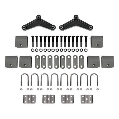 Bethesda Industrial Tandem Trailer Axle Suspension Kit U-bolt Hanger Kit 4 Leaf Springs Equalizer