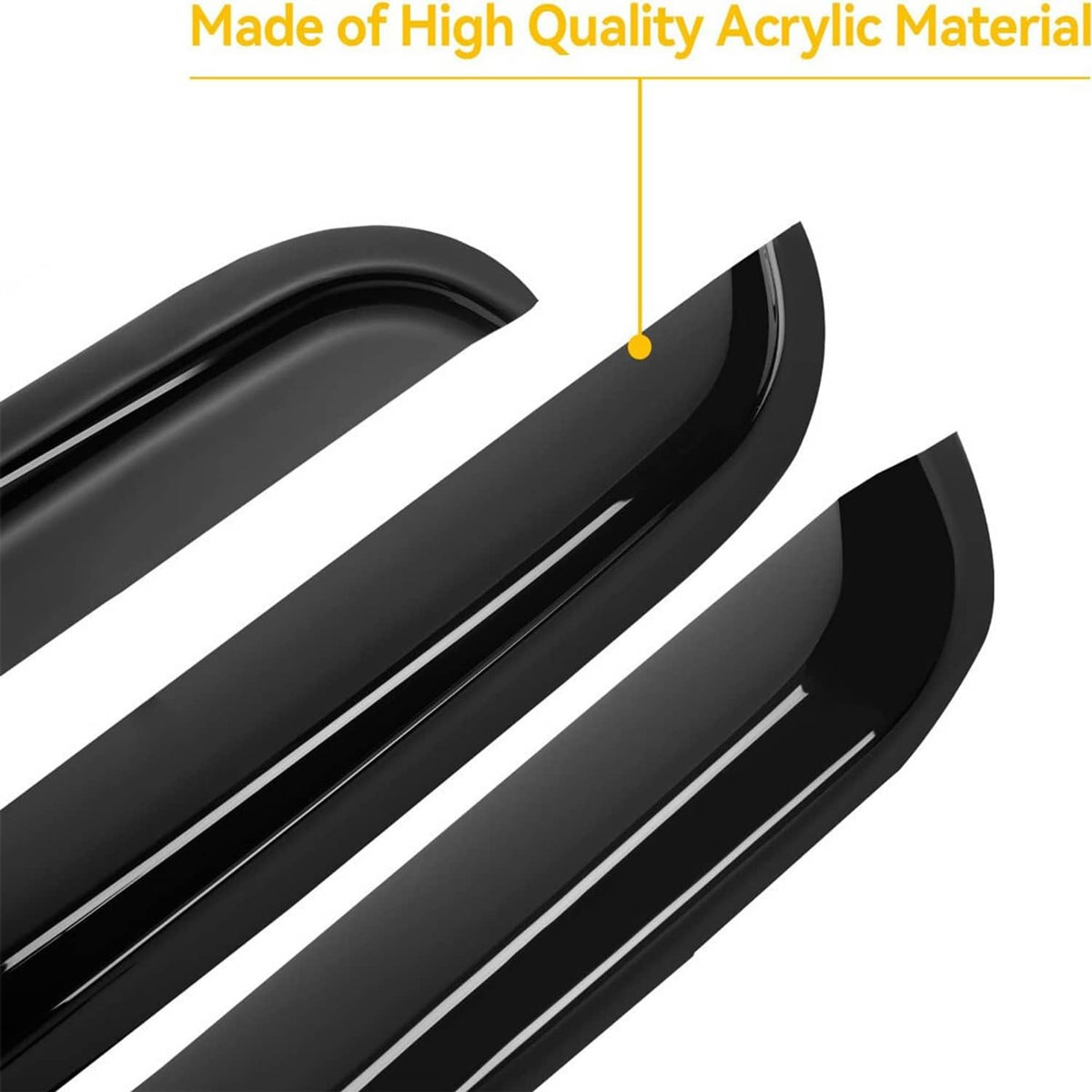 Bethesda Industrial Window Visors Rain Sun Guard for 99-06 Chevy Silverado GMC Sierra Extended Cab