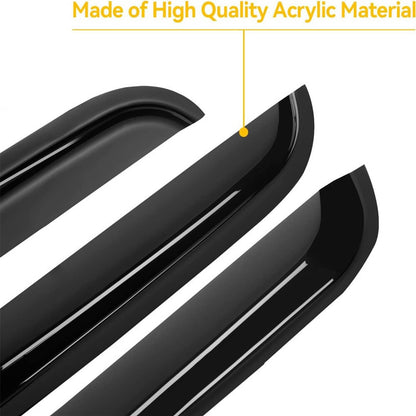 Bethesda Industrial Window Visors Rain Sun Guard for 99-06 Chevy Silverado GMC Sierra Extended Cab