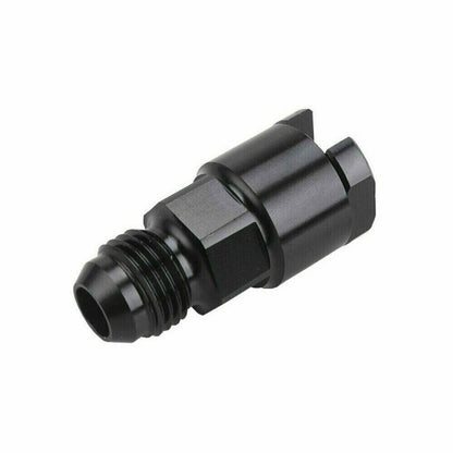 Bethesda Industrial Black 8 AN Fuel Adapter Fitting to 3/8 GM Quick Connect LS W/ Thread Female