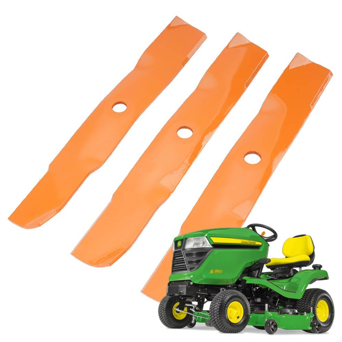 Bethesda Industrial For John Deere 48" X300 X320 X350 Z425 GX255 GX325 LT180 LT190 Lawn Mower Blades