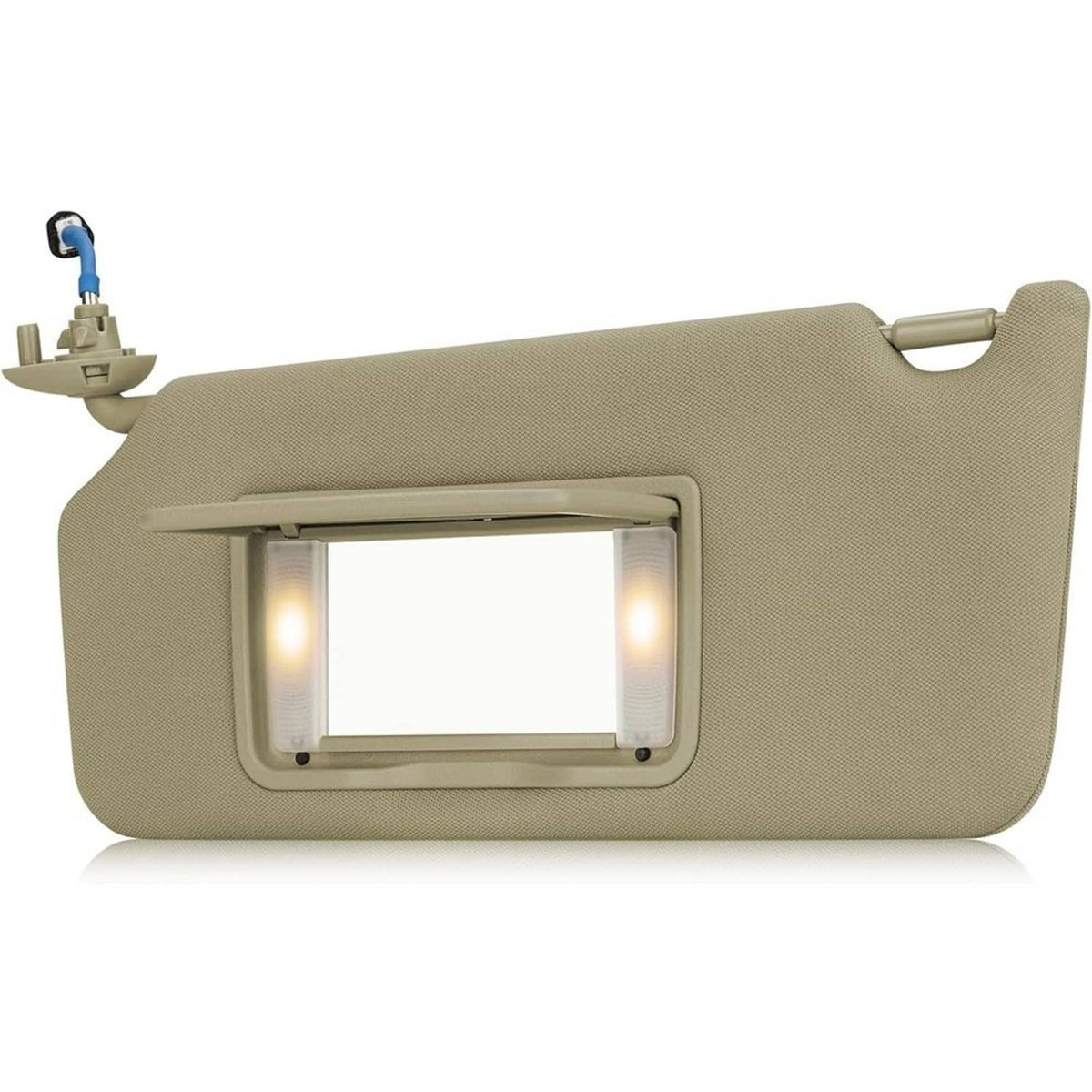 Bethesda Industrial Left Driver Side Sun Visor w/ Light & Mirror For 2008-2017 Honda Accord Beige