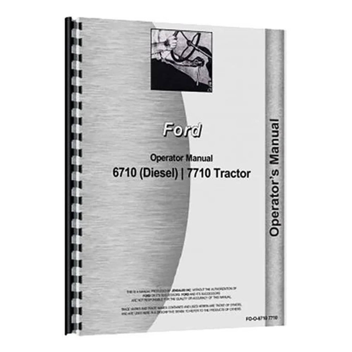 Bethesda Industrial Operator's Manual fits Ford 6710 7710