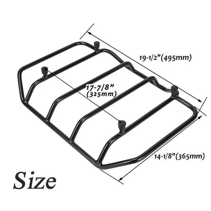 Bethesda Industrial Motorcycle Luggage Rack Trunk Pack Fit For Harley Touring Street Road Glide
