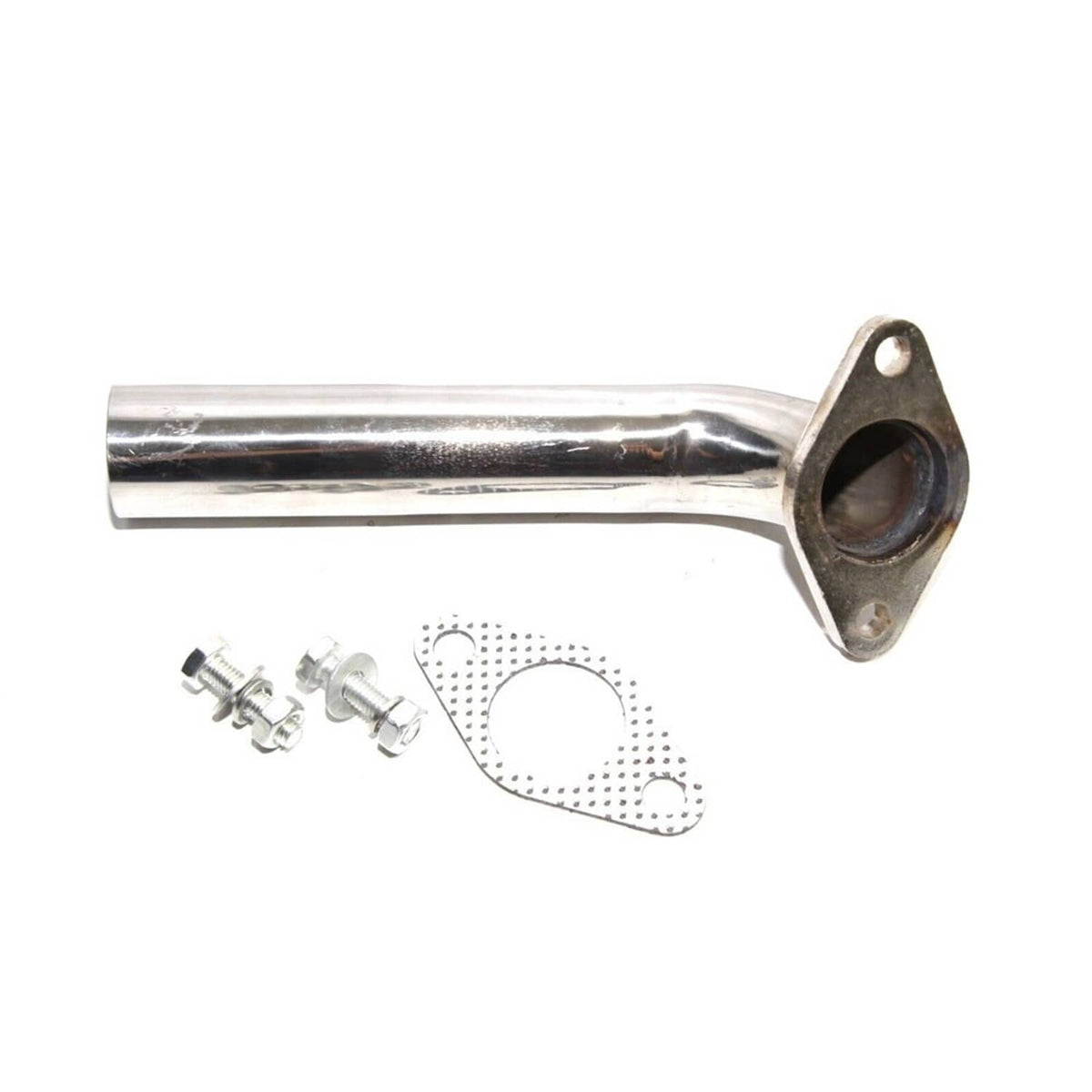 Bethesda Industrial Wastegate SS Dump Tube 2-Bolt For 38MM 35MM Pipe Actuator Turbo Dump Silver