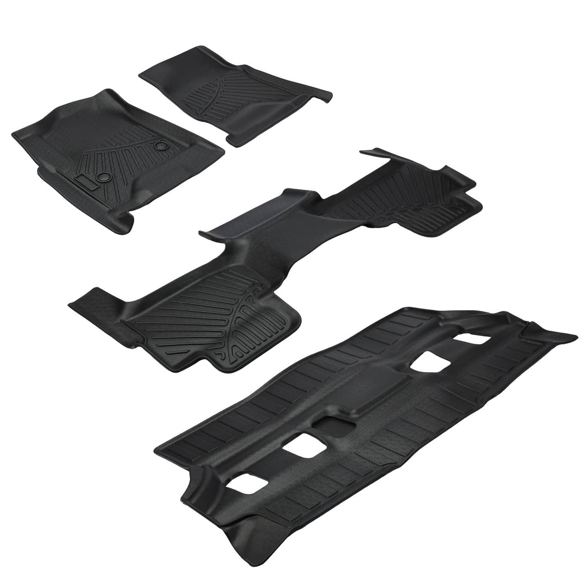 Bethesda Industrial Floor Mats for Chevy Tahoe & GMC Yukon (Not XL) 2015 2016 2017 2018 2019 2020