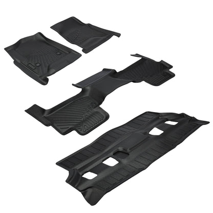 Bethesda Industrial Floor Mats for Chevy Tahoe & GMC Yukon (Not XL) 2015 2016 2017 2018 2019 2020