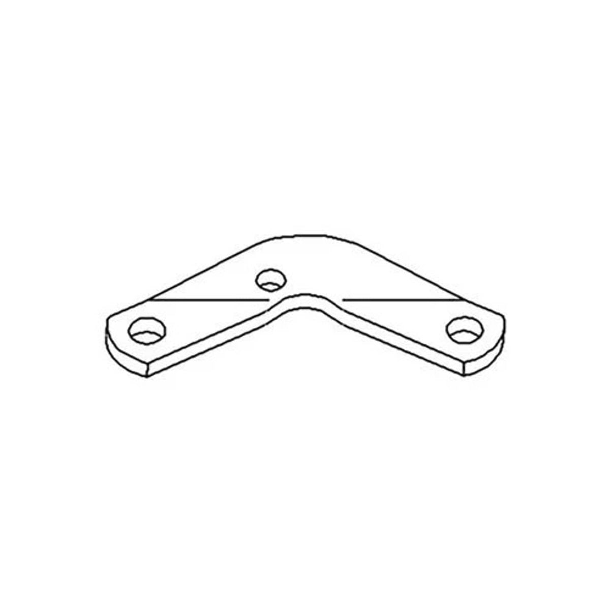 Bethesda Industrial Check Chain Anchor Bracket - Left Hand fits Ford 2000 3600 4000 4110 957E596