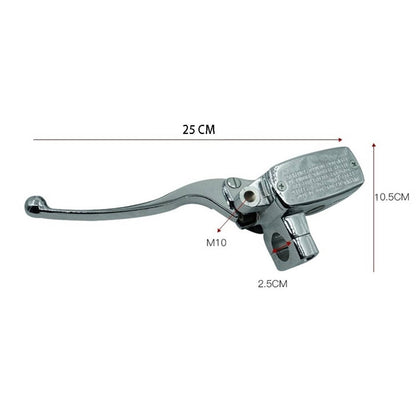 Bethesda Industrial 1" Left Motorcycle Handlebar Hydraulic Brake Master Cylinder lever Chrome(25MM)