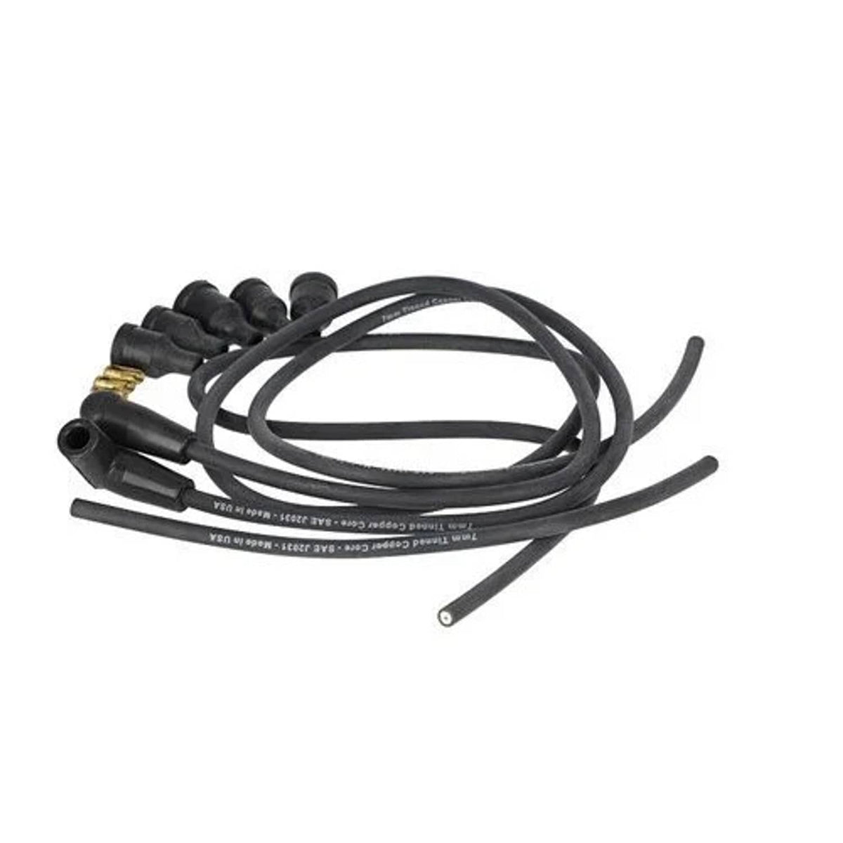 Bethesda Industrial Spark Plug Wire Set - 2 Cylinder - Copper Core - 90 Degree Boots