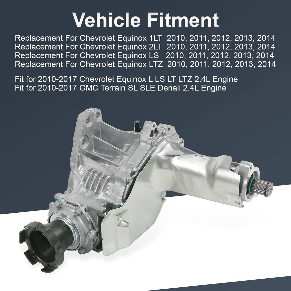 Bethesda Industrial Transfer Case Assembly For GMC Terrain Chevrolet Equinox 2.4L 2010-2017 84953426