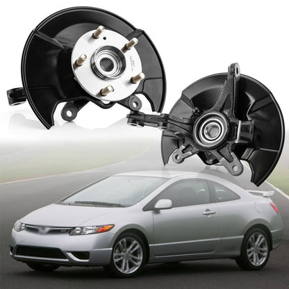 Bethesda Industrial Front Left Right Steering Knuckle and Wheel Hub Bearing for Honda Civic 06-11