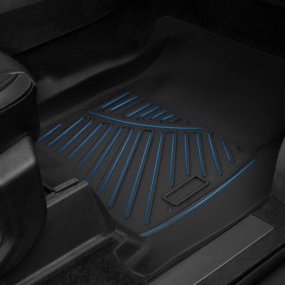 Bethesda Industrial For Chevrolet Silverado 2500HD/3500HD Crew Cab 2020-2024 Front & Rear Floor Mats