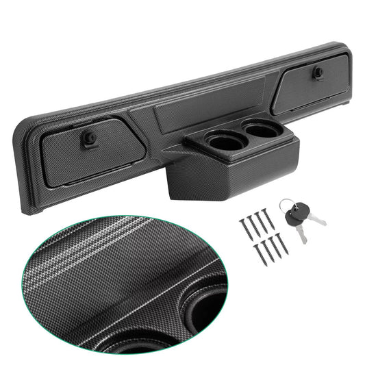 Bethesda Industrial For EZGO Marathon 1986-1994 Golf Cart Carbon Fiber Style Dashboard Dash Cover