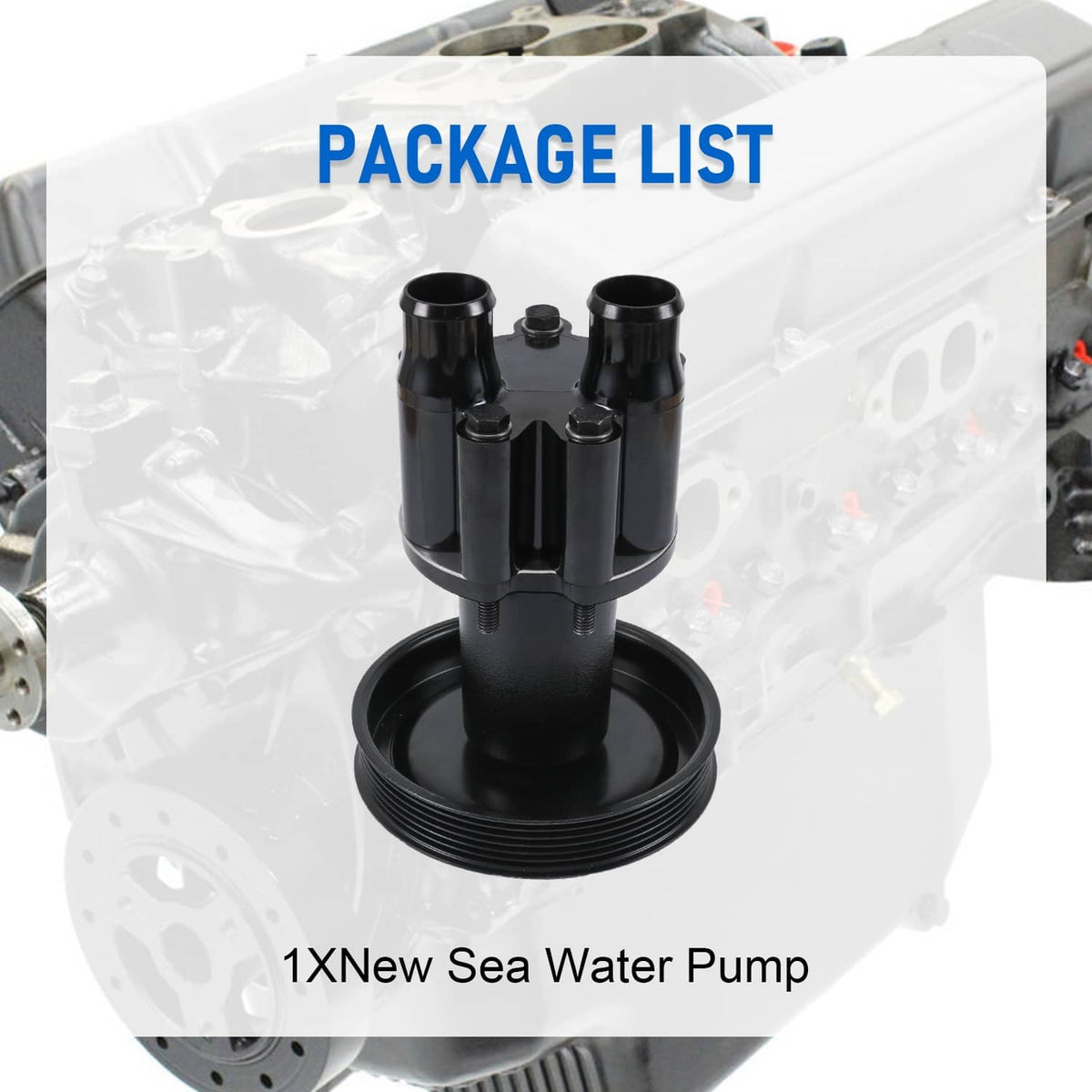 Bethesda Industrial Raw Sea Water Pump & Pulley 46807151A9 for MERCRUISER 4.3L 5.0L 5.7L 6.2L 7.4L