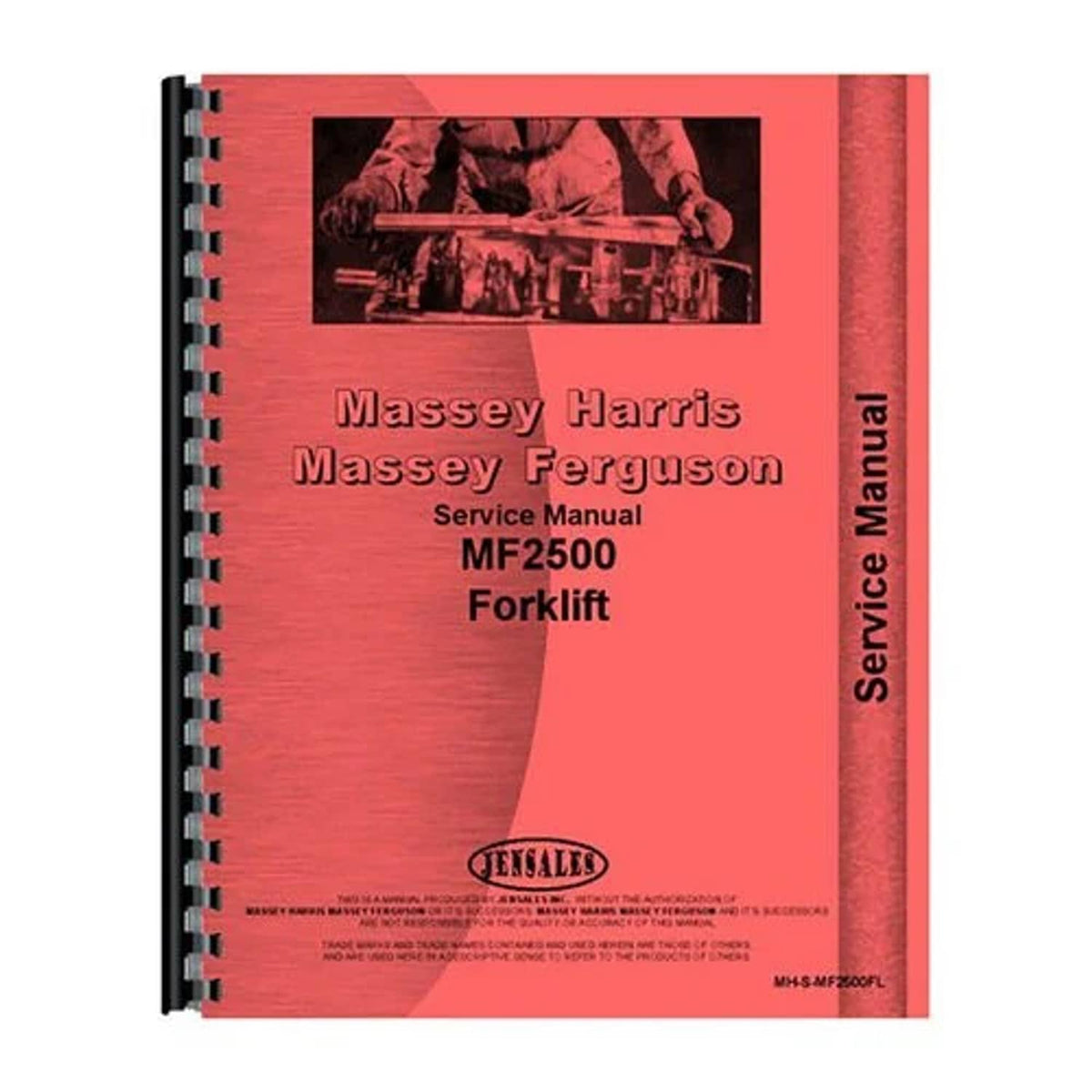 Bethesda Industrial Service Manual fits Massey Ferguson 2500 2500